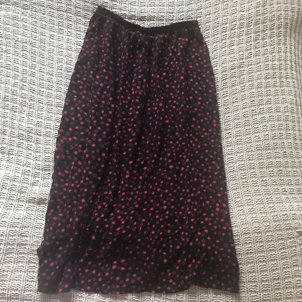 Floral maxi skirt